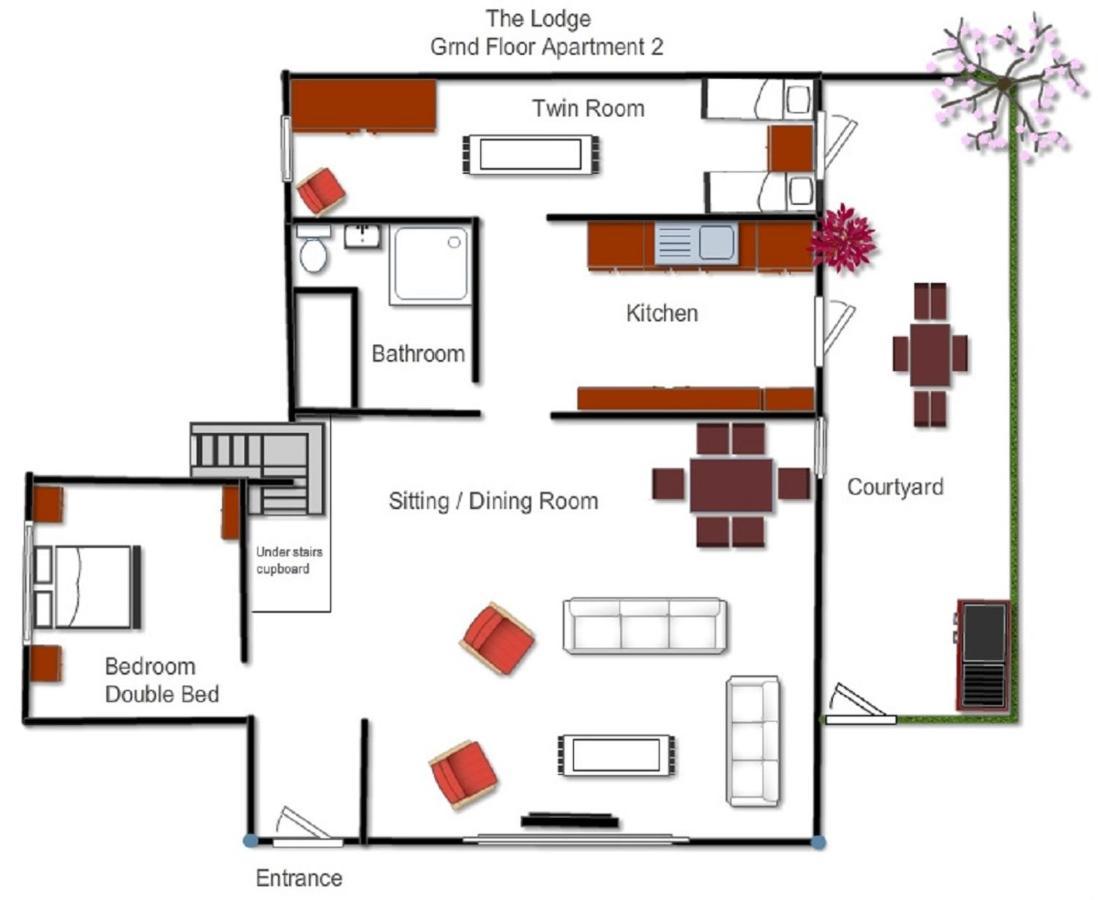 Old School Apartment 2 Ground Floor Bury St. Edmunds Bagian luar foto